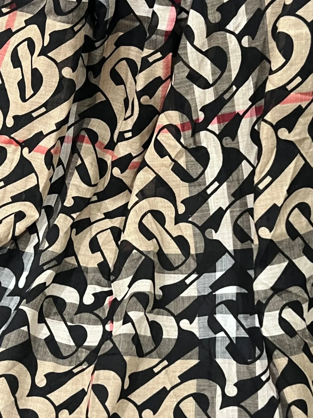 Burberry monogram print